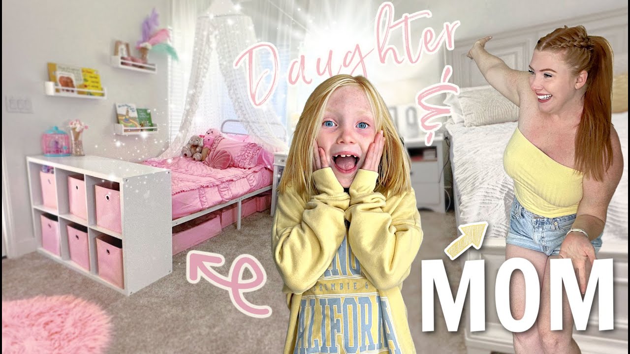 EXTREME Room Makeover *MOM/DAUGHTER Shared Bedroom*