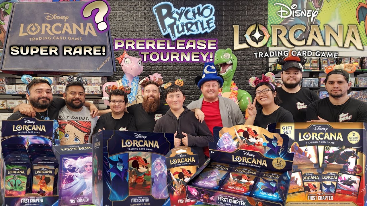 THE BEST DISNEY LORCANA TCG PRERELEASE TOURNAMENT! The RAREST Exclusive Box!