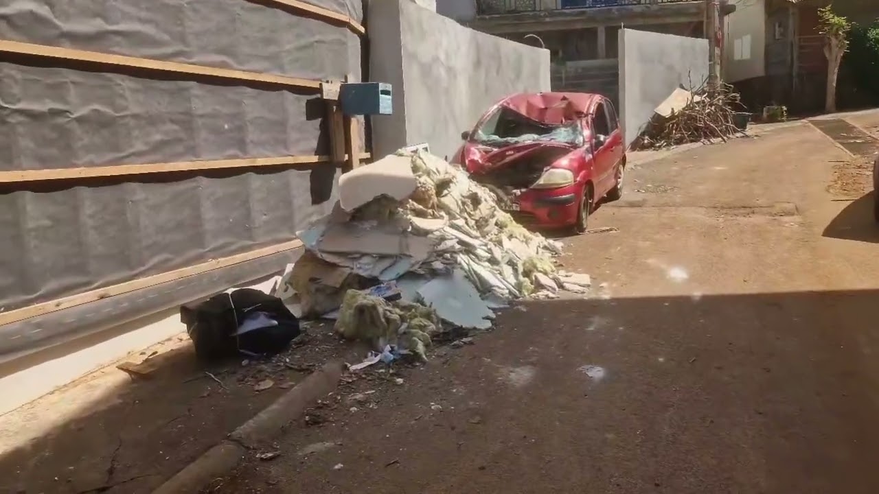 Mayotte Le Village de Bandraboua Après Le Passage Du Cyclone Chido.