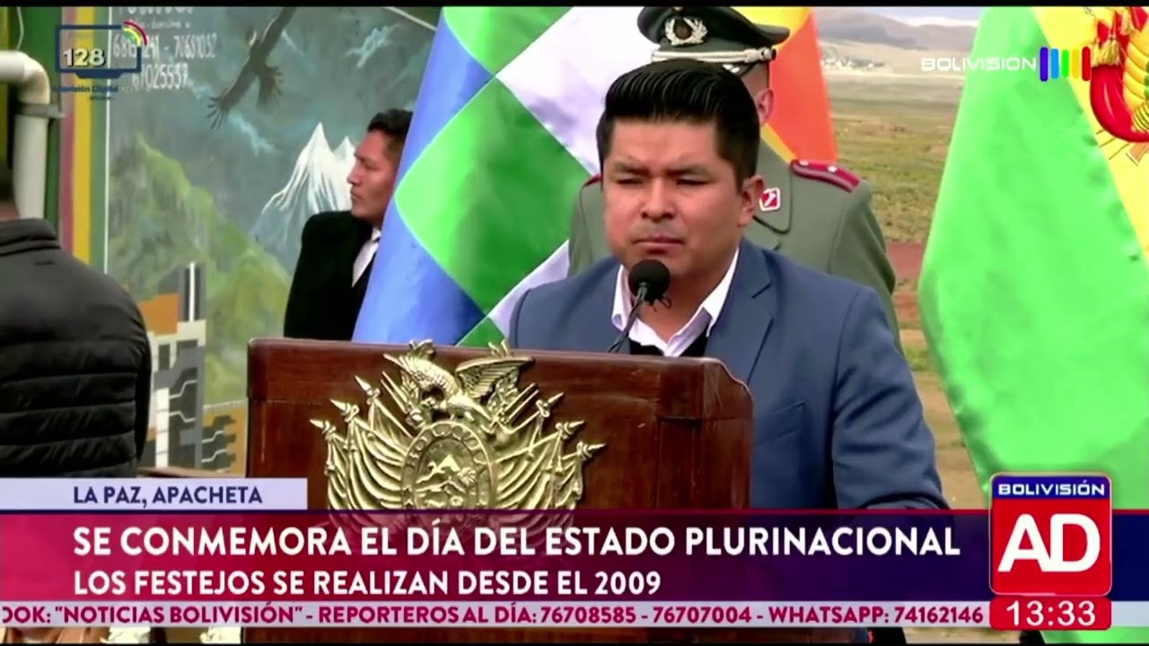 📍  Bolivia conmemora el Día del Estado Plurinacional
