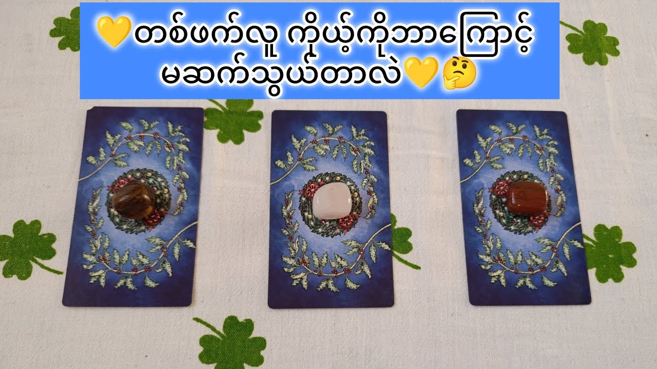 💛Why Are They Not Contacting You?💛/တစ်ဖက်လူကိုယ့်ကိုဘာကြောင့်မဆက်သွယ်တာလဲ #youtube #tarot #love