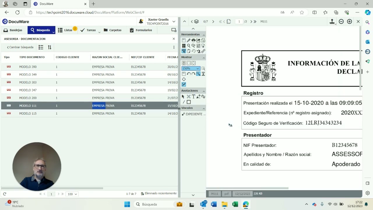 DocuWare - Gestión documental para Gestorías y Asesorías - Impuestos con Xavier Graells de Alana IT