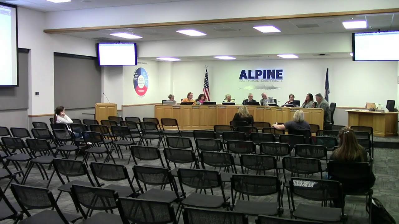 Sept 13, 2022 Alpine School Board Meeting