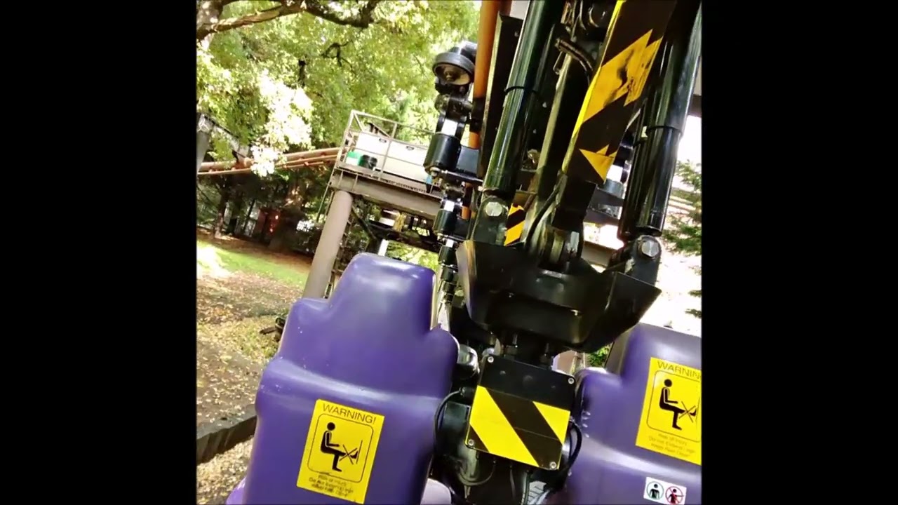 Chessington World Of Adventures - Vampire Back Row On-Ride POV - October 2022 | kittikoko