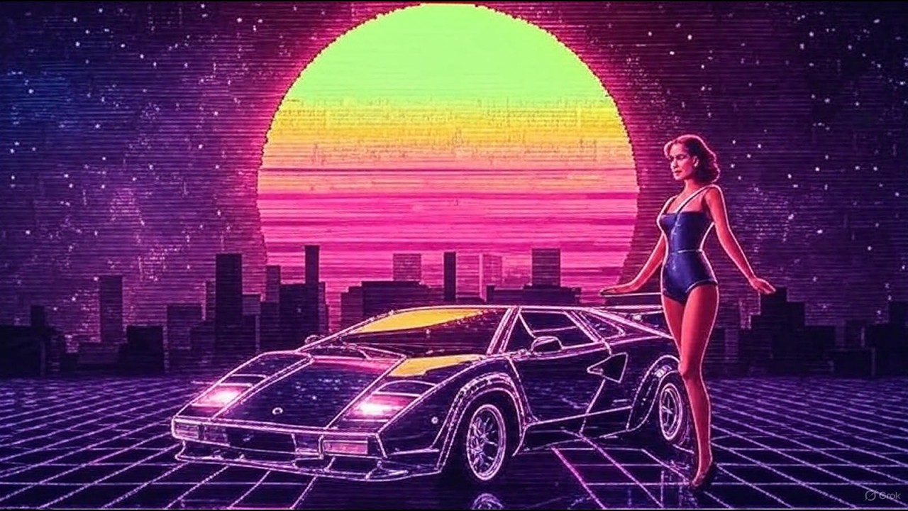 2H 24M Neon Drive New York 2025 – Synthwave / Retrowave / Cyberpunk Mix