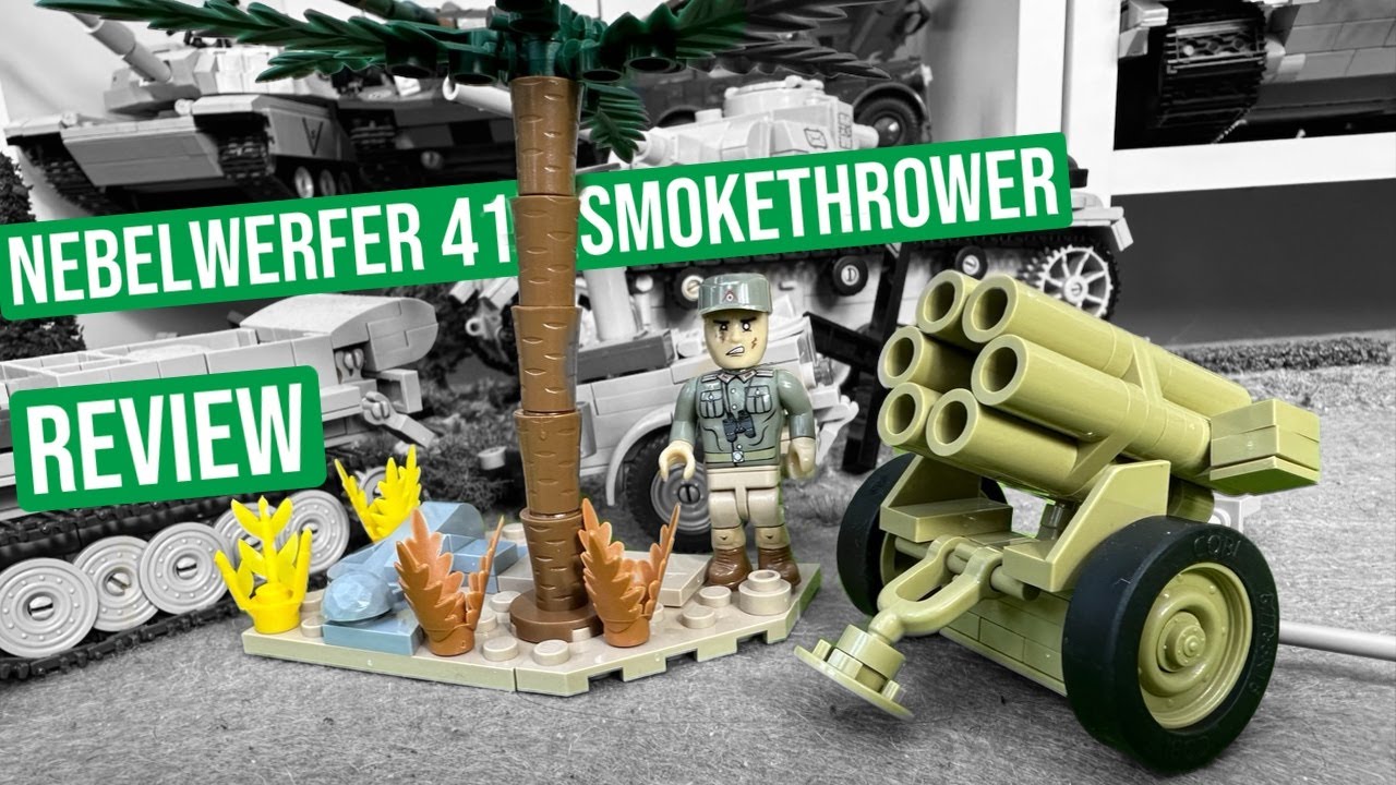 Is The 15cm Nebelwefer 41 German In The Wrong Color? #cobi #blocks