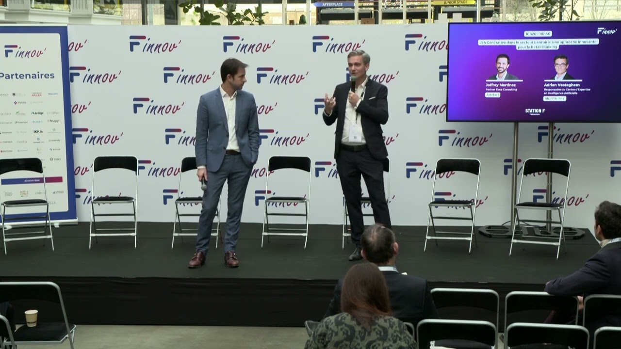 Finnov 2023 | L'IA Générative dans le secteur bancaire : une approche innovante pour le Retail...