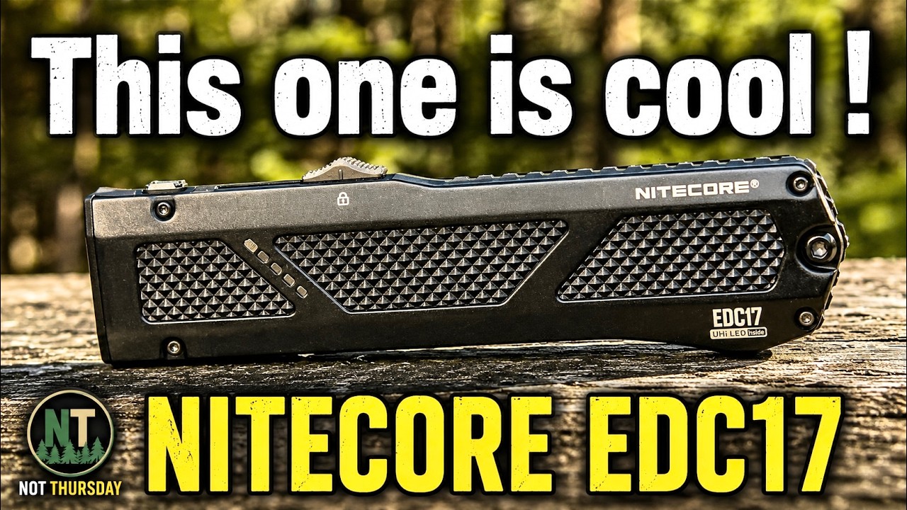 Мне очень нравится пользовательский интерфейс этого обзора фонарика Nitecore EDC 17.