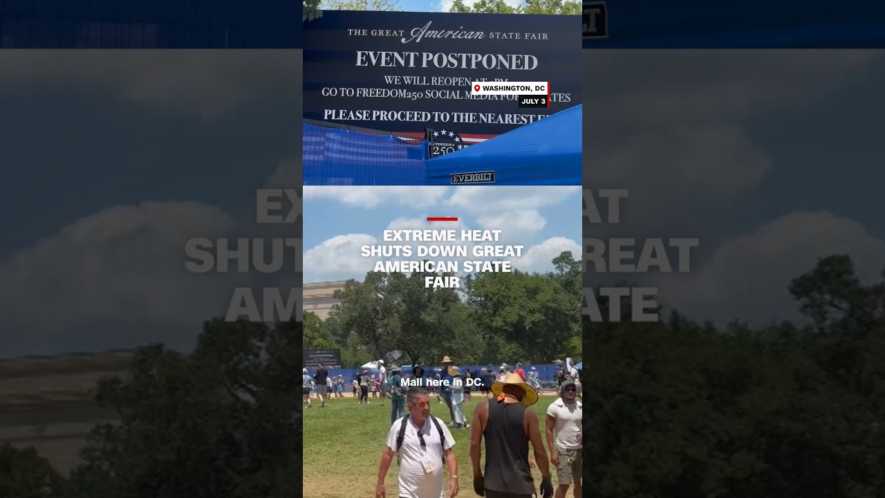 Extreme heat shuts down Great American State Fair