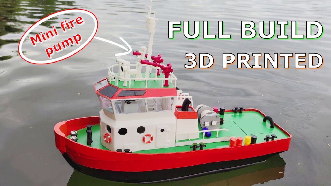 3D PRINTED RC TUGBOAT 24