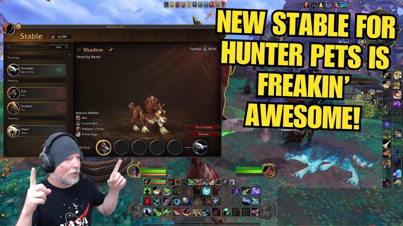 New Stable For Hunter Pets Is AWESOME!