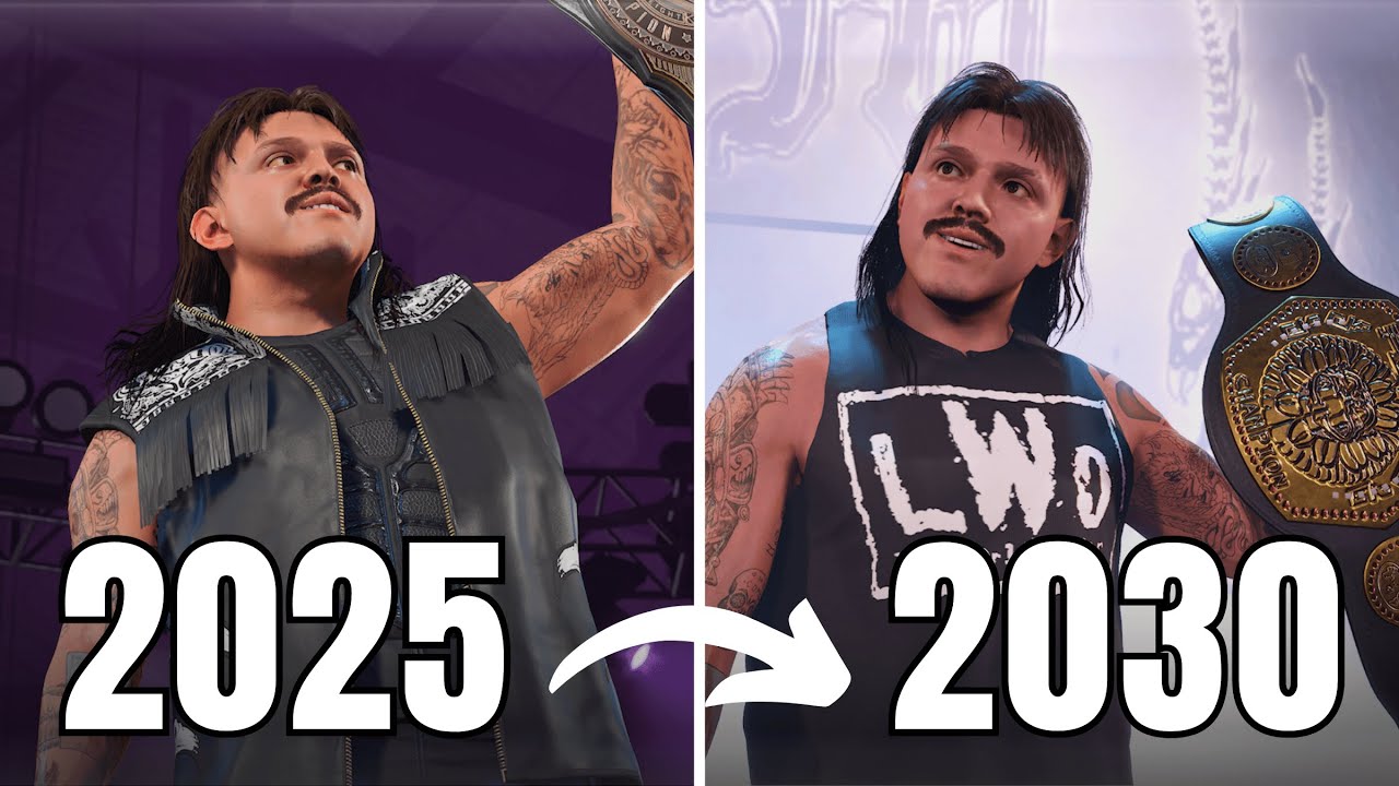 I Booked the Next 5 Years of "Dirty" Dominik Mysterio's WWE Career (WWE 2K25)