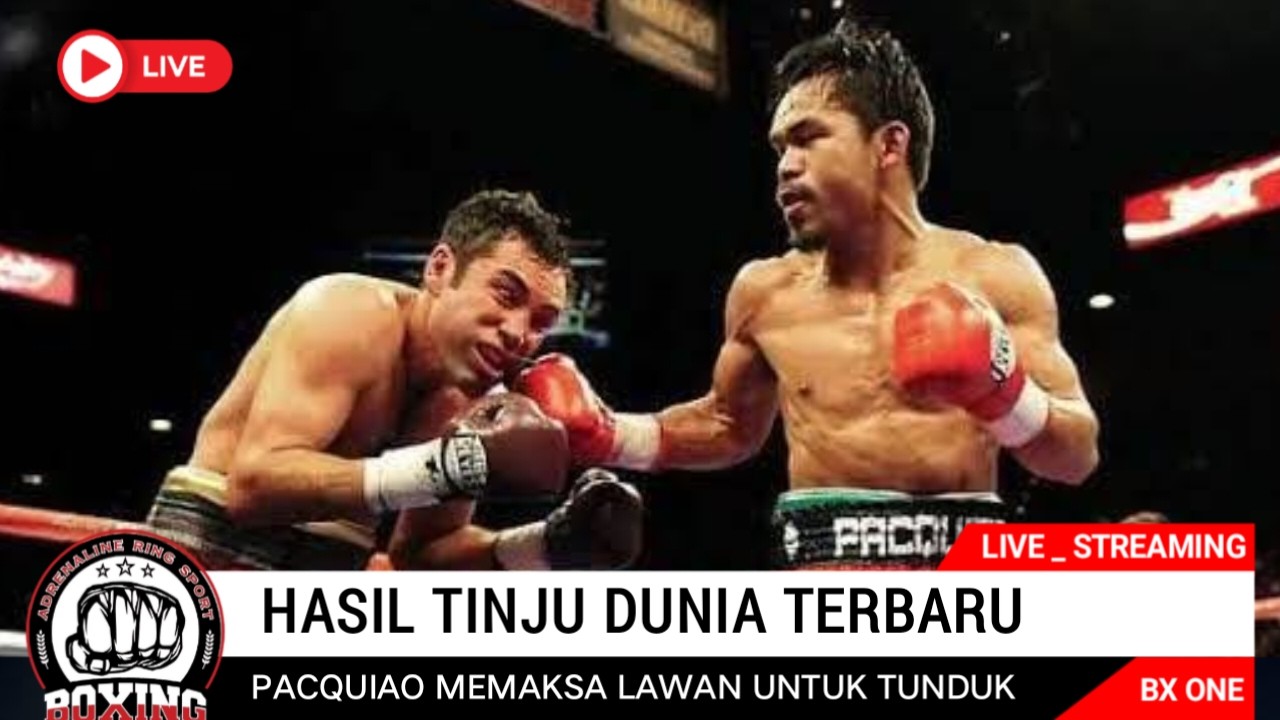 Hasil Tinju Dunia Hari Ini - Oscar De La Hoya vs. Manny Pacquiao, highlight tinju dunia, Champions