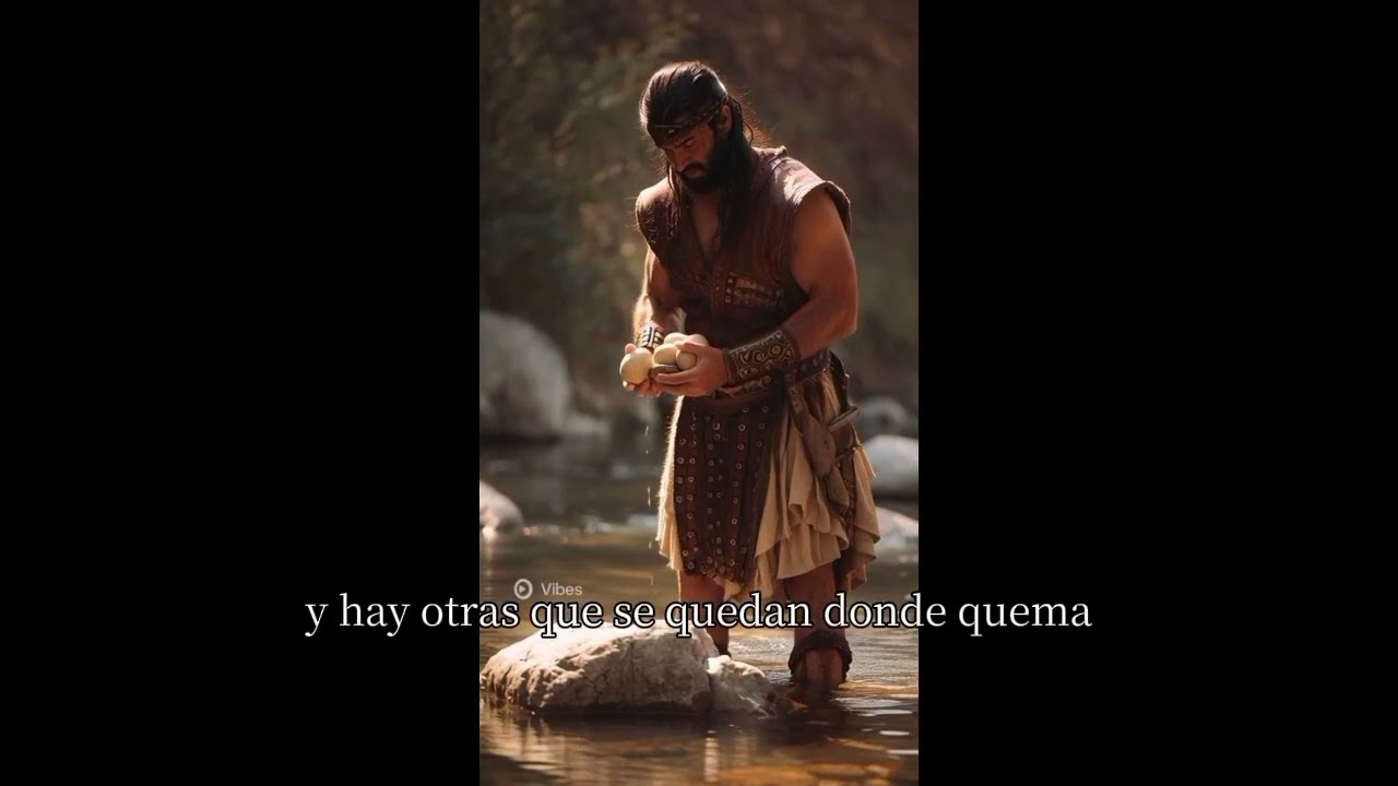 Cinco piedras en el Río