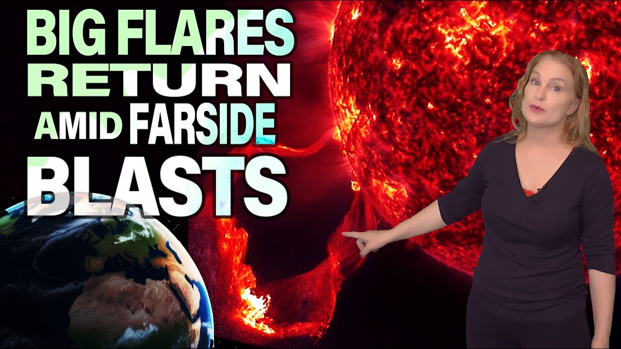 Big Flares Return Amid a Farside Blast & Solar Eye Candy | Space Weather News 23 August 2025