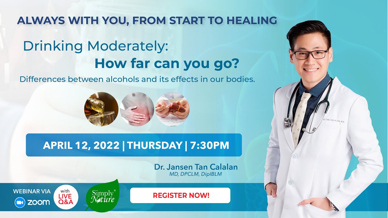 Drinking Moderately: How far can you go? #MDTalking​ #SimplyNature