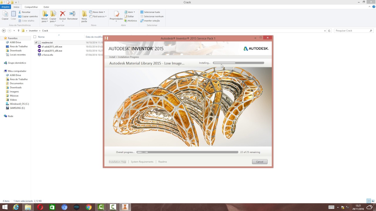 Como instalar o Inventor Parte 1