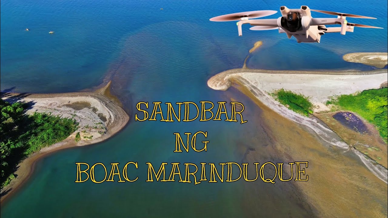 Sand bar ng boac marinduque.