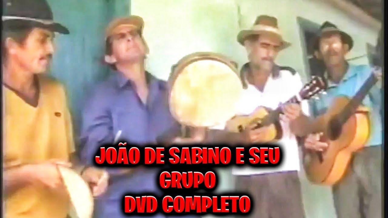 JOÃO DE SABINO E SEU GRUPO,DVD COMPLETO, RELÍQUIA, SAMBA CULTURA DE MAIRI BA 🎸🎶