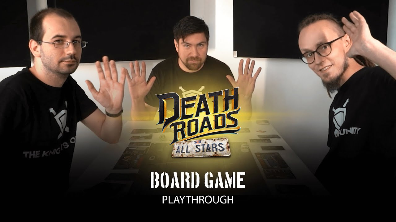 Death Roads: All Stars | Board Game | Playthrough