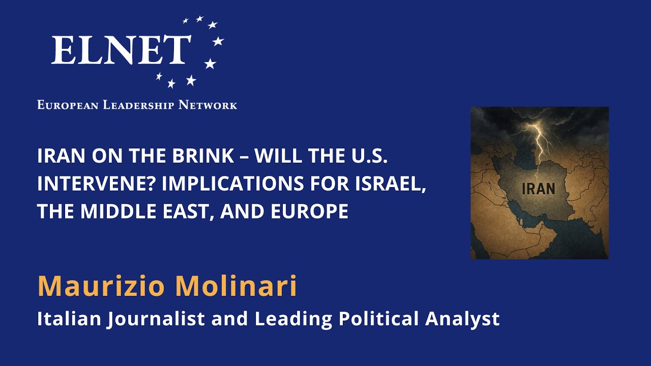 ELNET Briefing with Maurizio Molinari 1 26 26