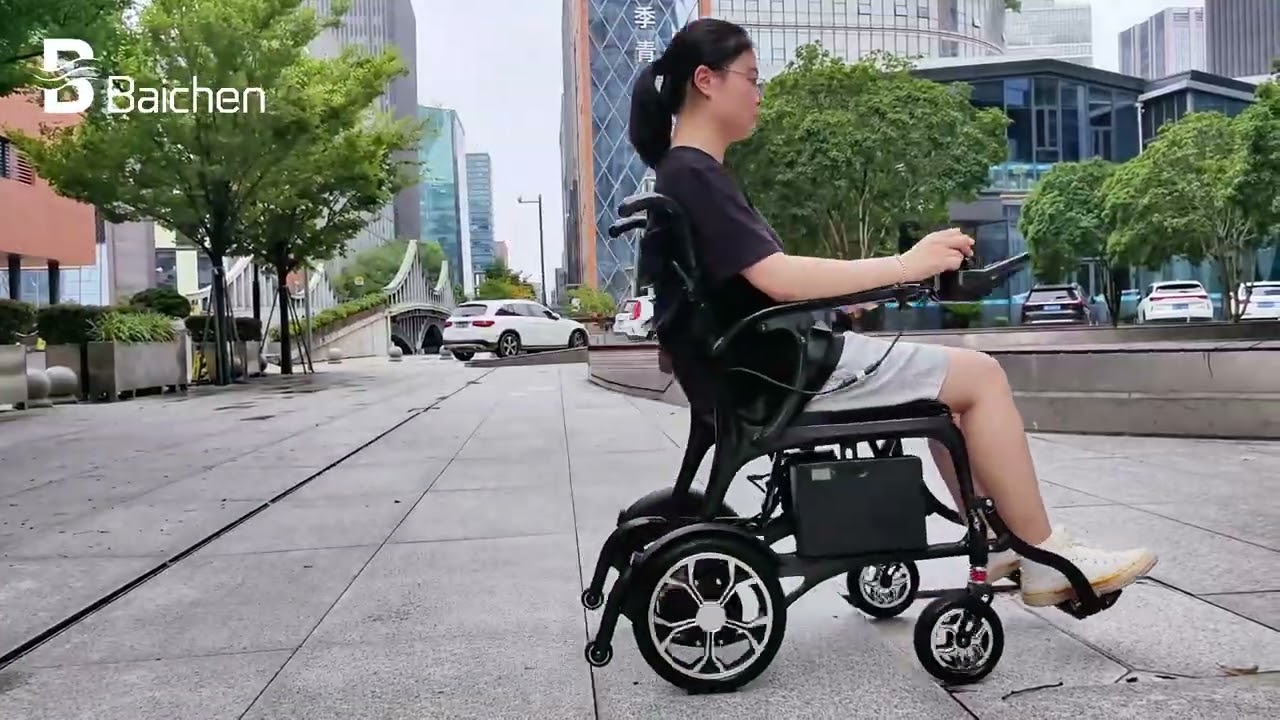 BC-EC8003-A  Custom Colors Handicapped Wheelchair Lightweight Carbon Fiber Electric Wheelchair