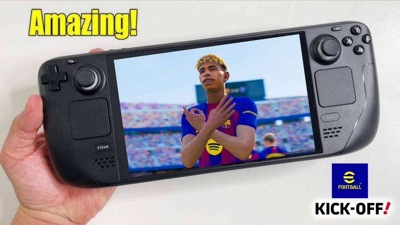 eFootball Kick Off Steam Deck Gameplay