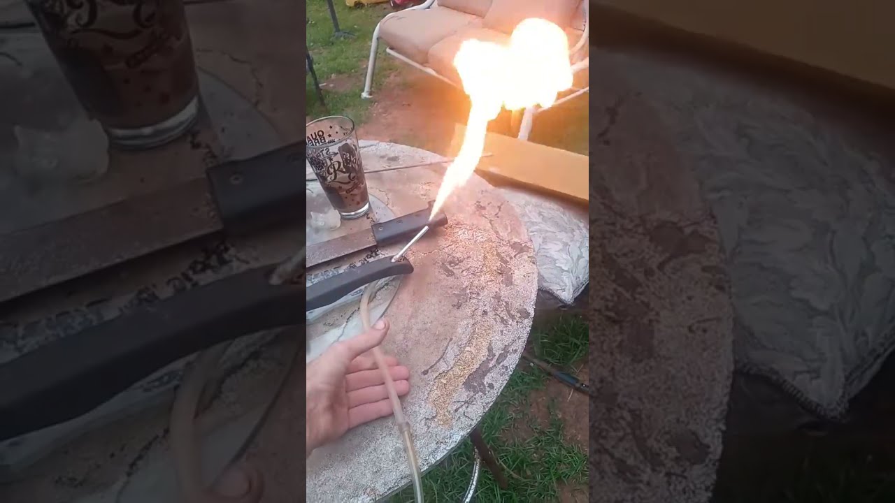 Homemade Gasoline Powered Torch