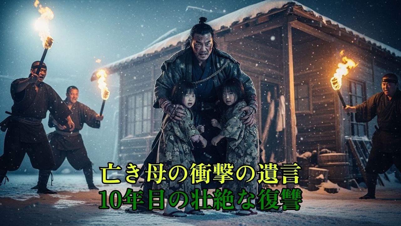 吹雪の夜に現れた双子の正体…亡き母が遺した血書に震えが止まらない