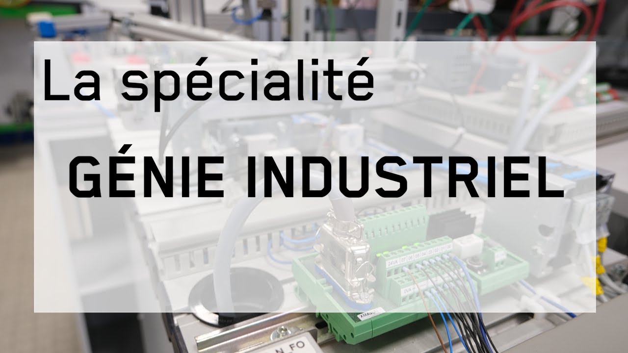 Présentation de la spécialité génie industriel 🏭  - l'ENSISA en live