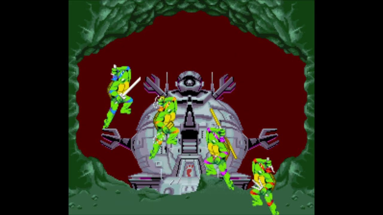 Teenage Mutant Ninja Turtles: Turtles In Time - (Full Gameplay, Hard mode)