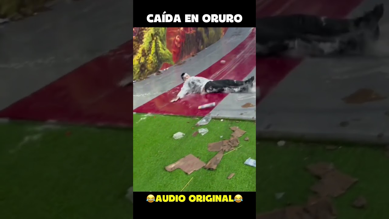Audio original de la ca&iacute;da en Oruro😂 #oruro #carnaval