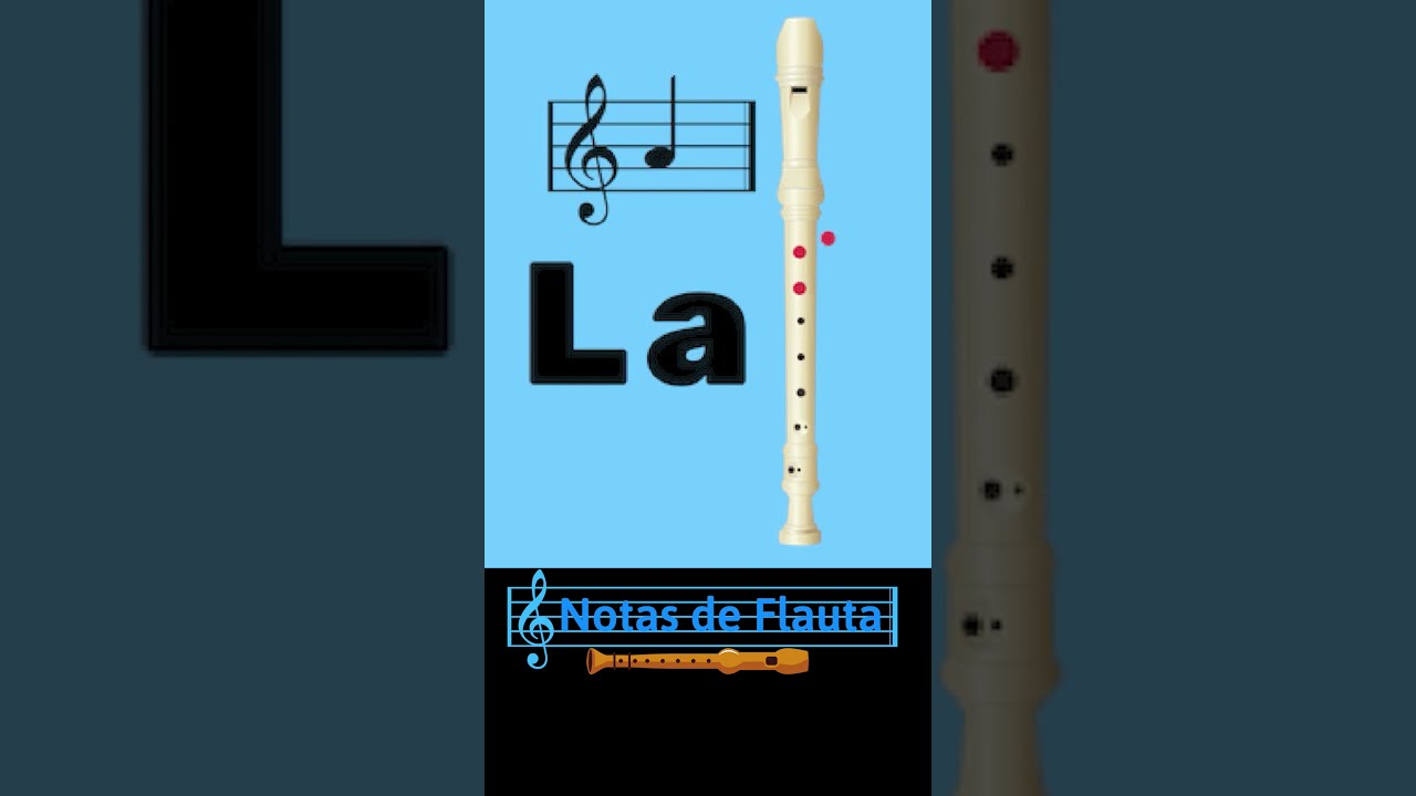 NOTAS de FLAUTA do re mi fa sol la si #Shorts