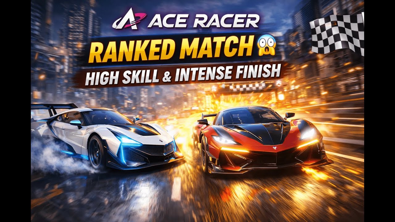 Ace Racer Ranked Match 😱 High Skill & Intense Finish
