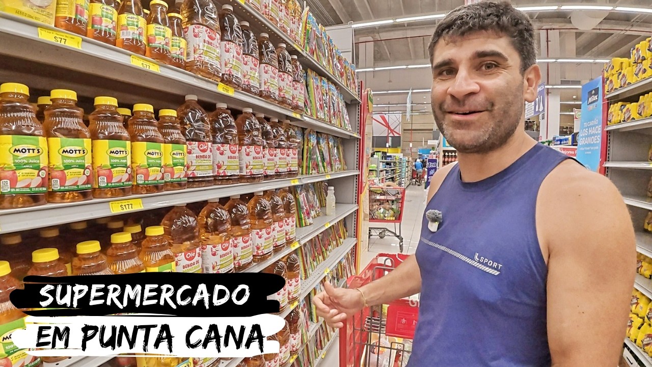 COMO É UM SUPERMERCADO EM PUNTA CANA
