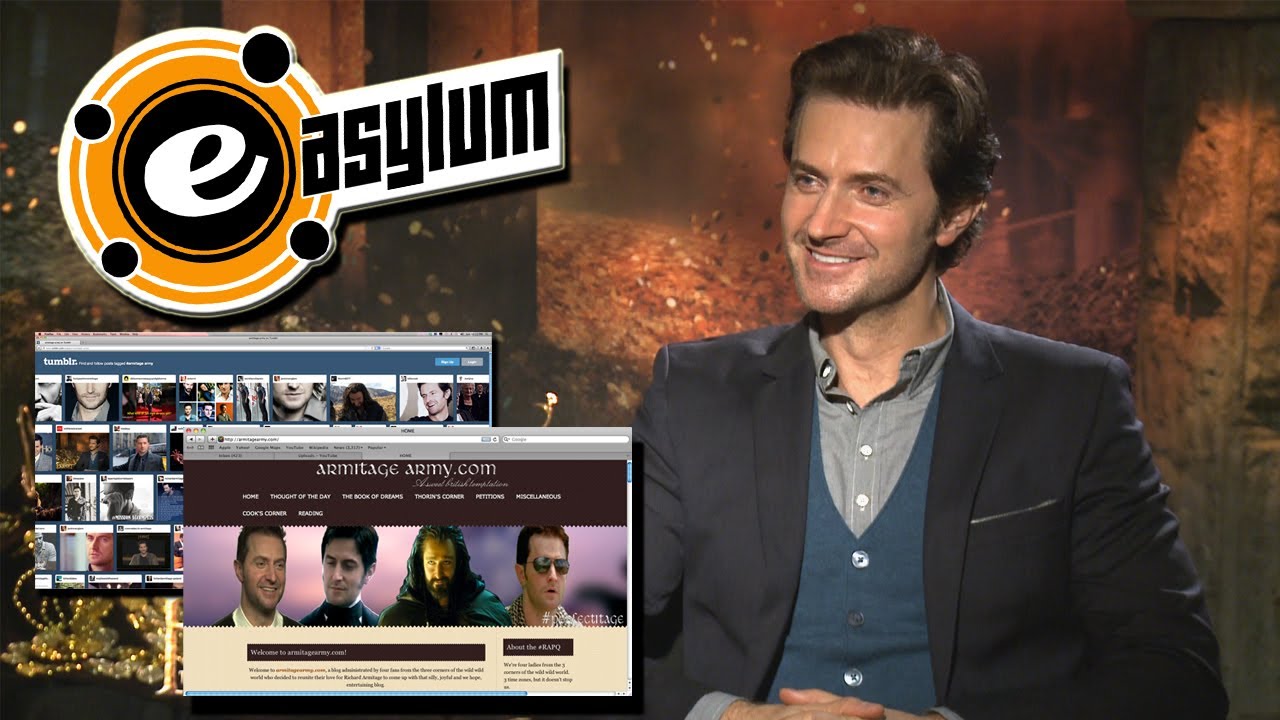 Richard Armitage Talks About His Online 