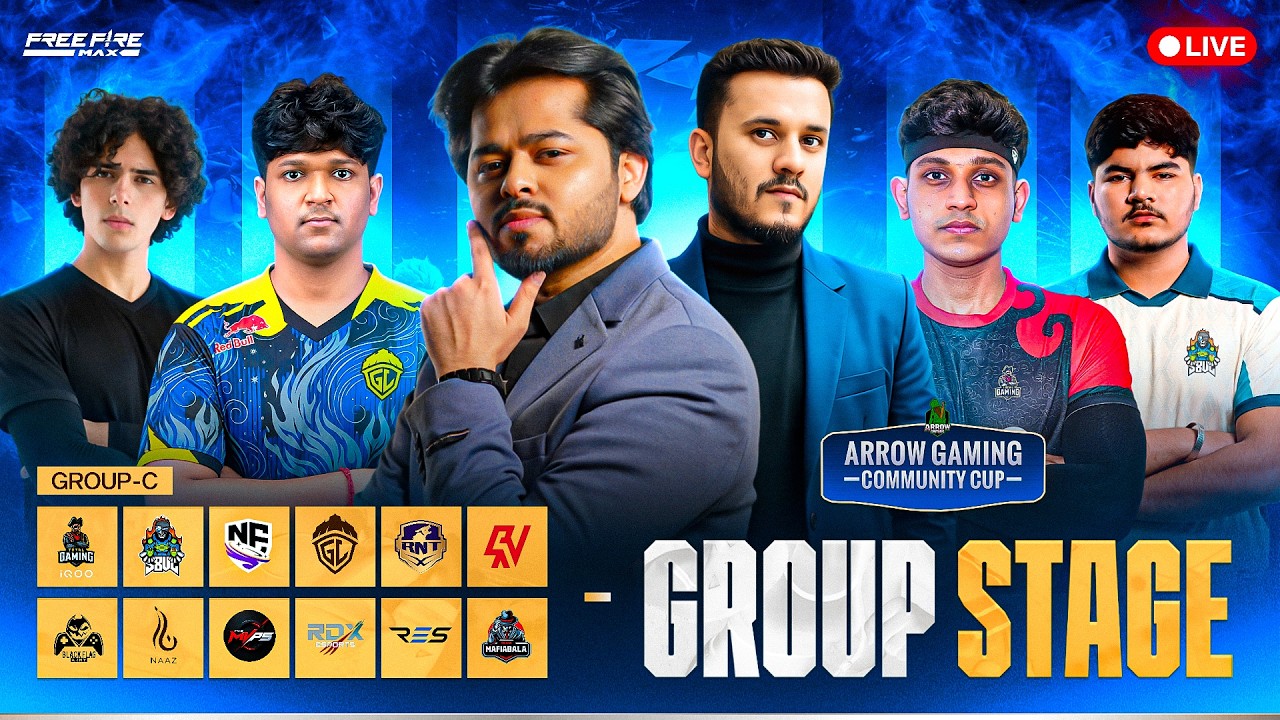 Arrow Gaming Community Cup &ndash; Group C Presented by TG Esports🔥iQOO Total Gaming , S8UL , RNX
