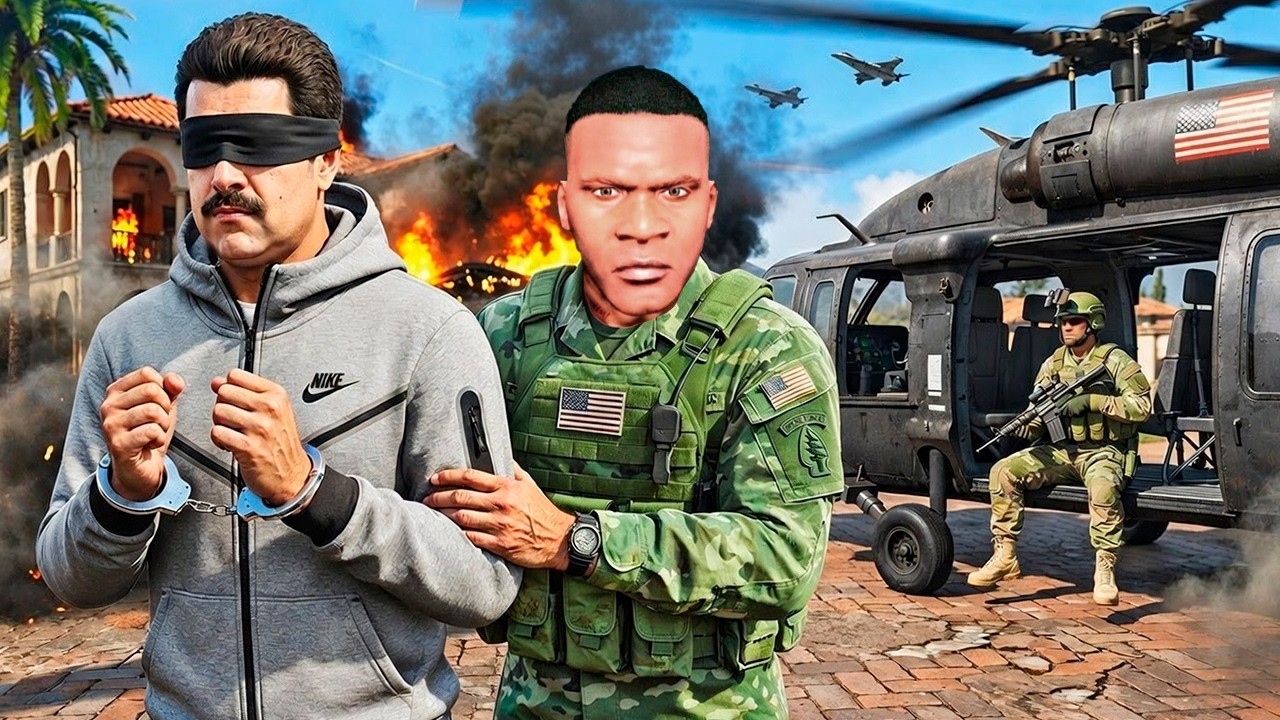 CAPTURANDO al PRESIDENTE de VENEZUELA en GTA 5