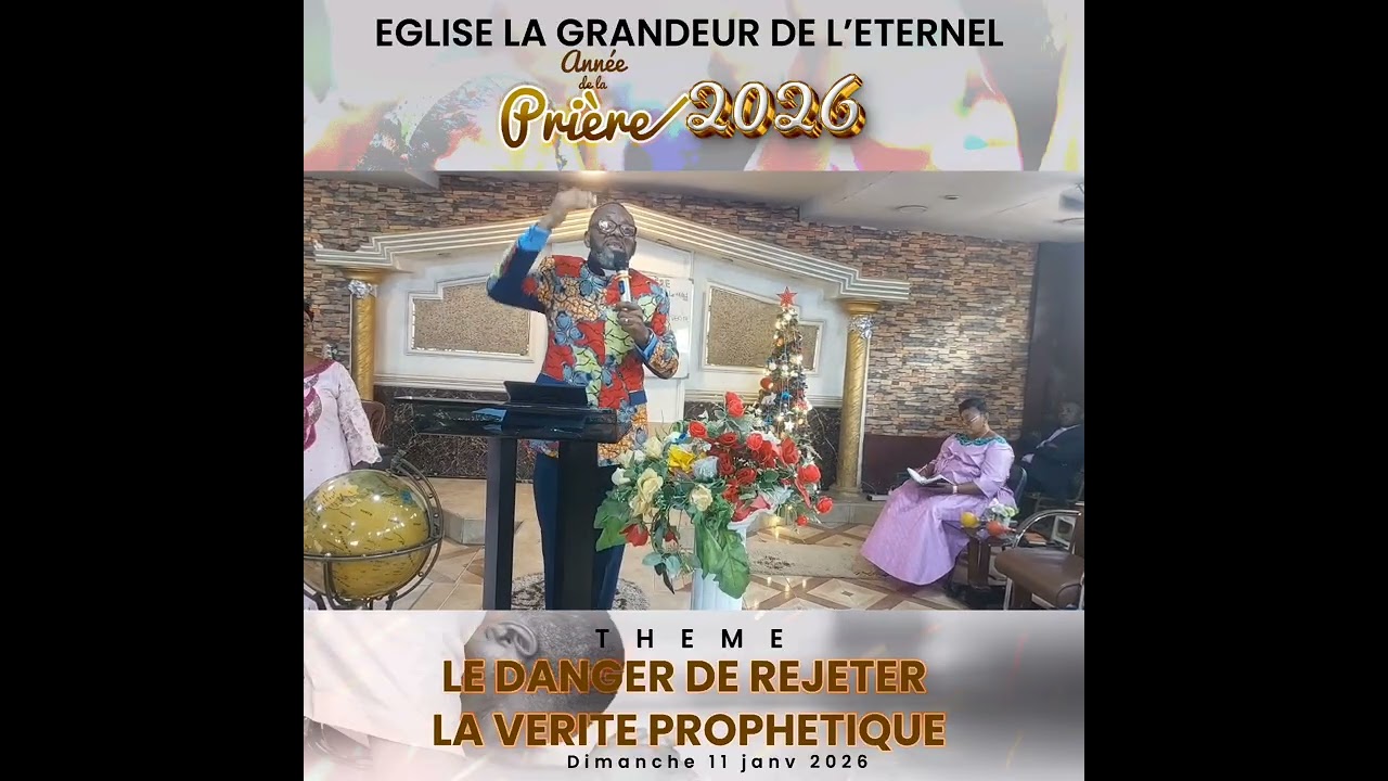 LE DANGER DE REJETER LA VÉRITÉ PROPHÉTIQUE || PASTEUR MARCELLIN NGALULA MULOMBA - [PART 2 ET FIN]