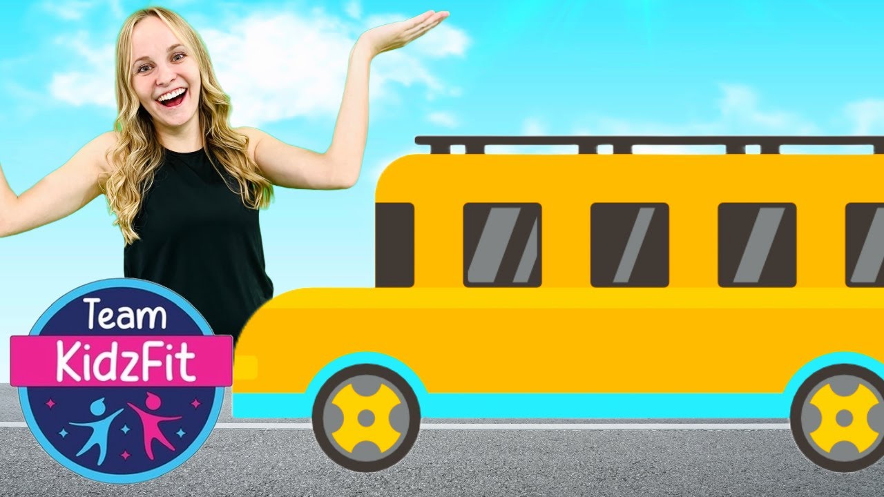 The Wheels on The Bus | Nursery Rhymes & Kids Songs | TeamKidzFit Dances
