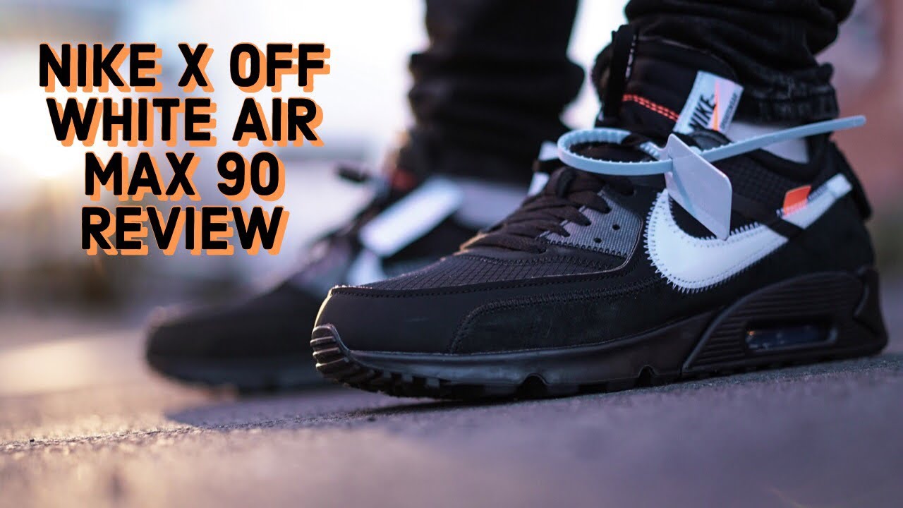Nike Off White Air Max 90 REVIEW & ON FEET | BLACK | THE END OF THE TEN