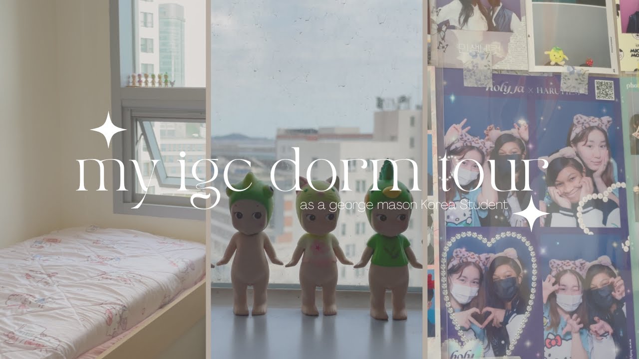igc dorm tour 🦋 | George mason Korea 🇰🇷🤍✨