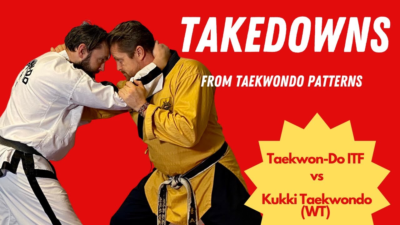 Takedowns from Taekwondo Patterns