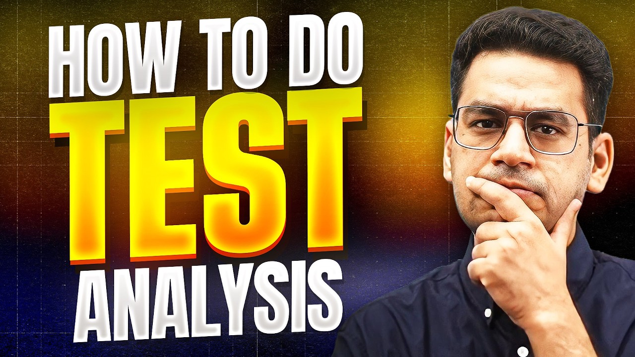 JEE 2026: Start Analysing Your Mock Tests THIS WAY! Anup sir | MathonGo