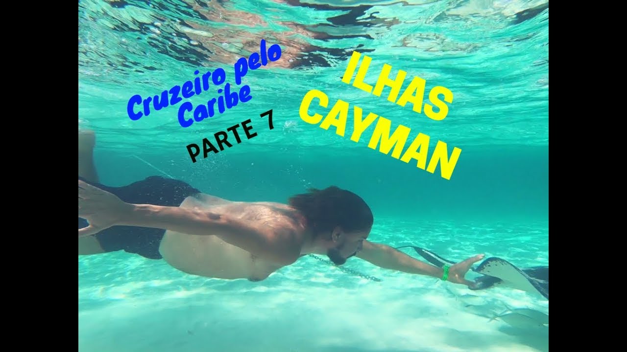 Stingray City/Ihas Cayman-Nadando com arraias e visitando o inferno-Cruzeiro pelo Caribe(Parte 7)