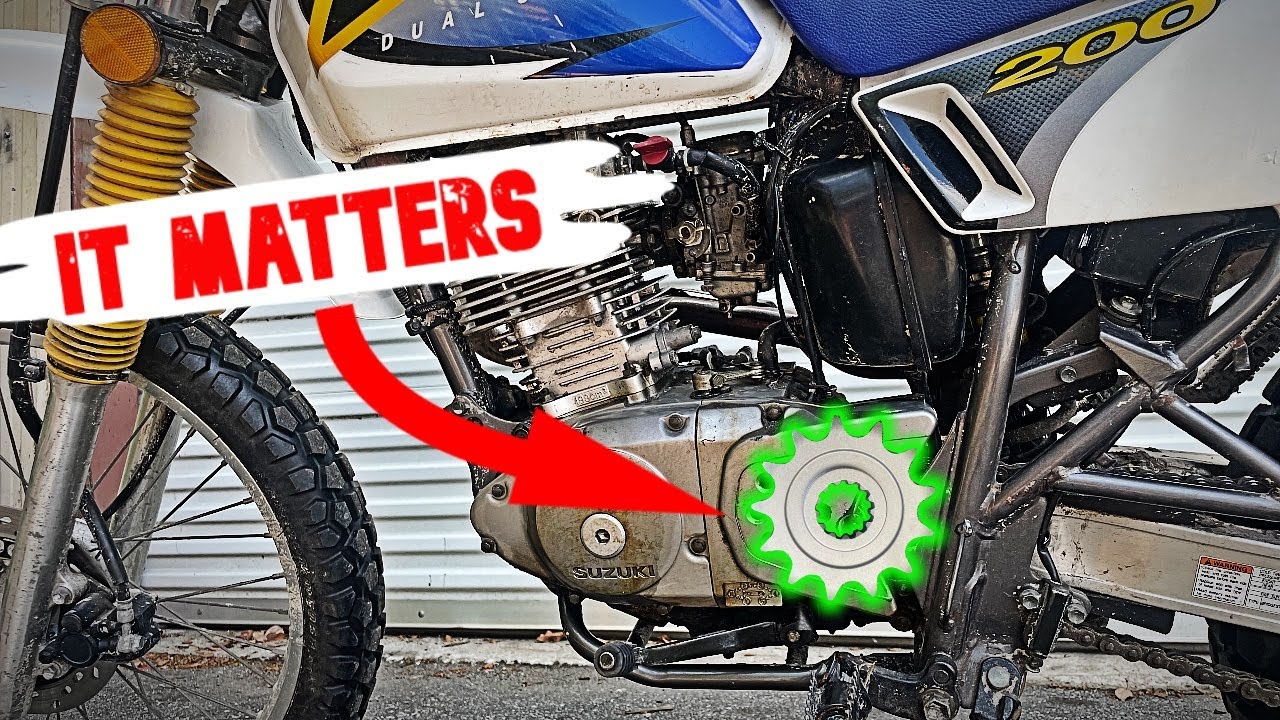 Mods That Matter | Front Sprocket Swap | Suzuki DR200