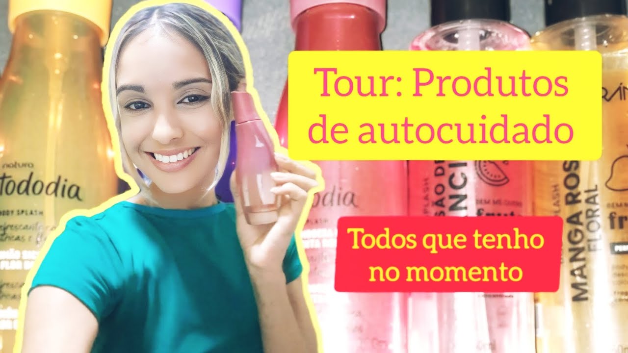 Todos os meu meus produtos de autocuidado ✨️