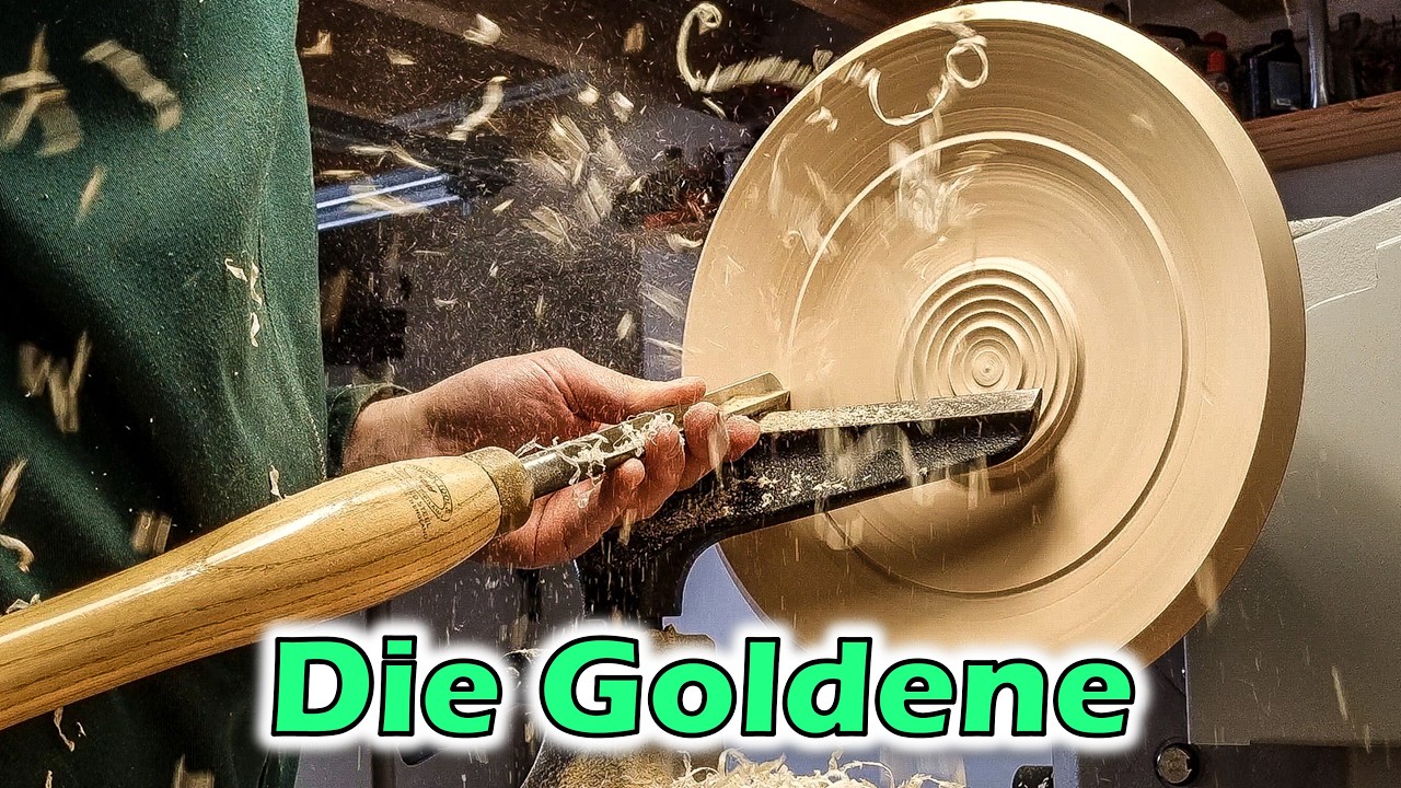 Wie Man Eine Goldene Schale Drechselt