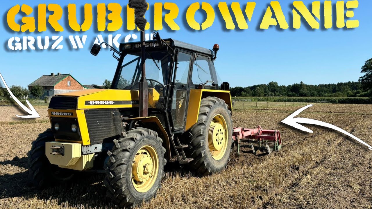 ✩PRACE POŻNIWNE 2024 ☆Oporowe Gruberowanie 2024!☆ URSUS 914! 🇵🇱