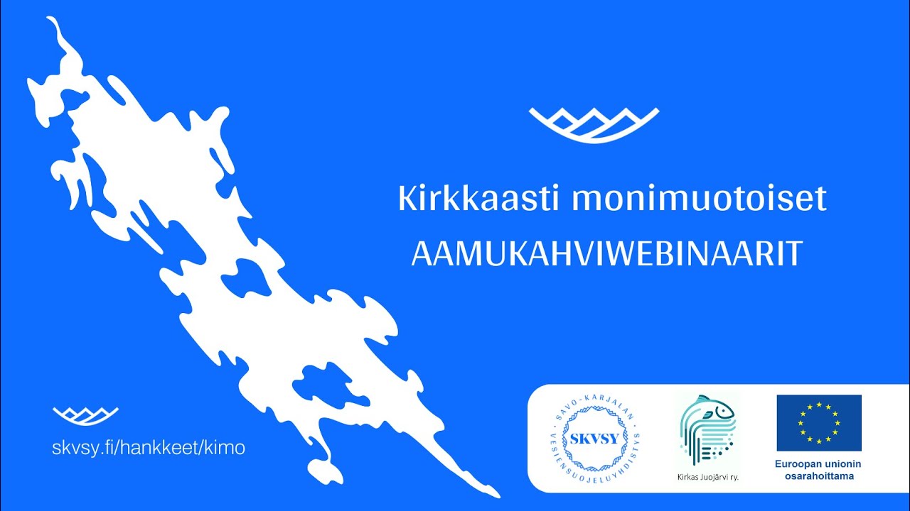 KiMo-aamukahvit: Järvien tummuminen ja ekologinen tila